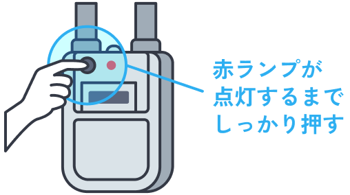 「復帰ボタン」を押す