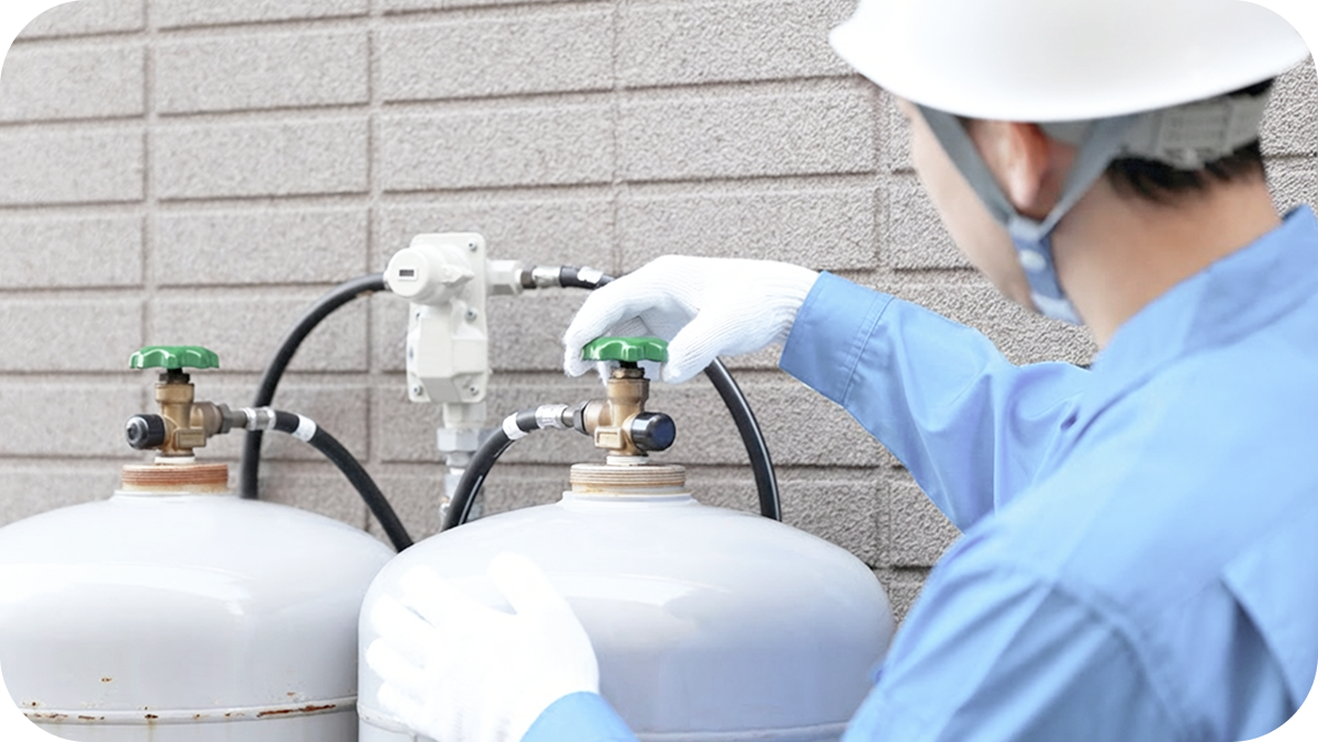 ガス交換のイメージ